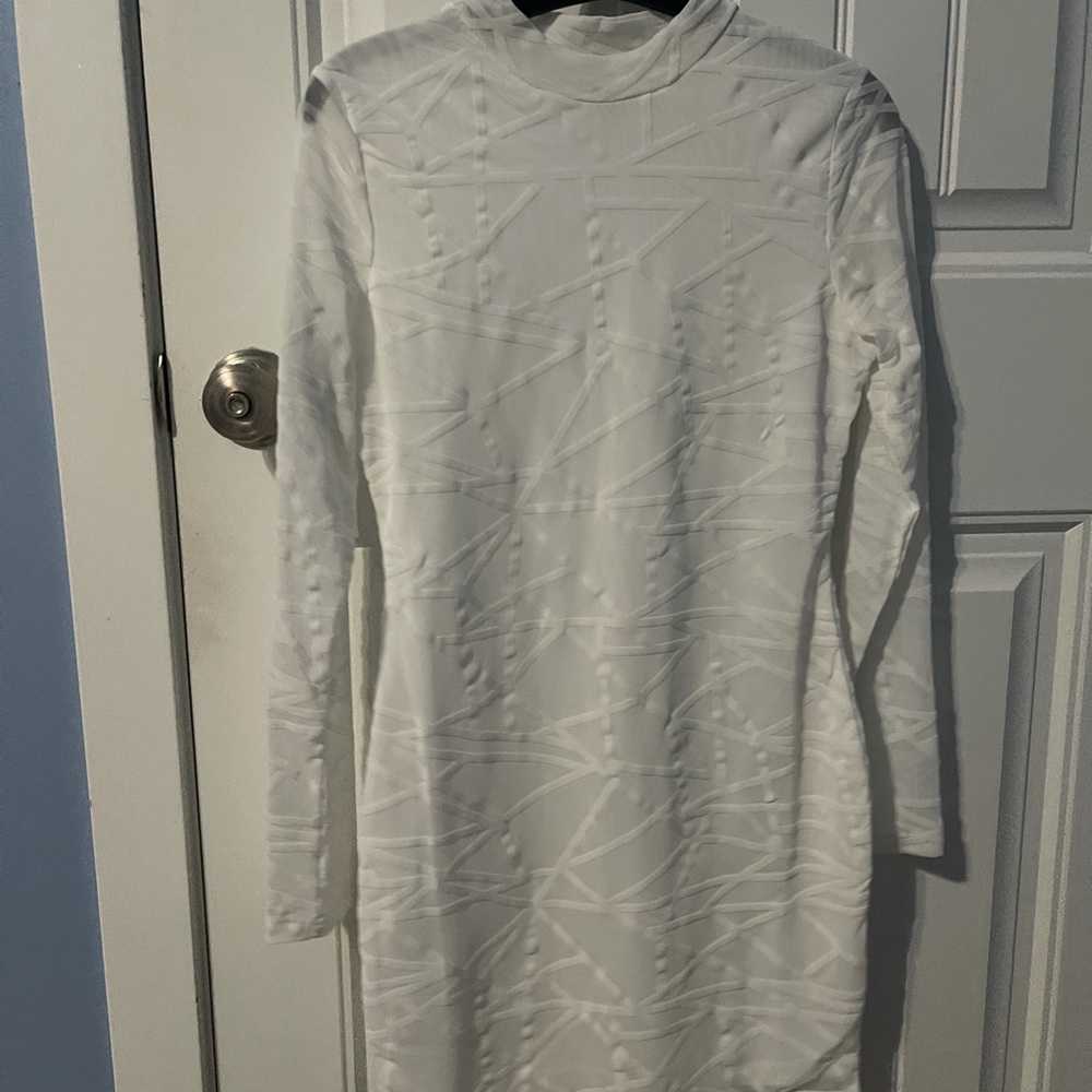 fashion nova lacey white dress